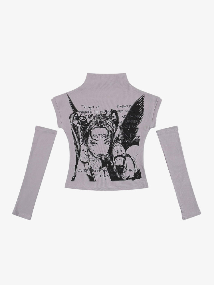 Y2K Anime Girl Shirt