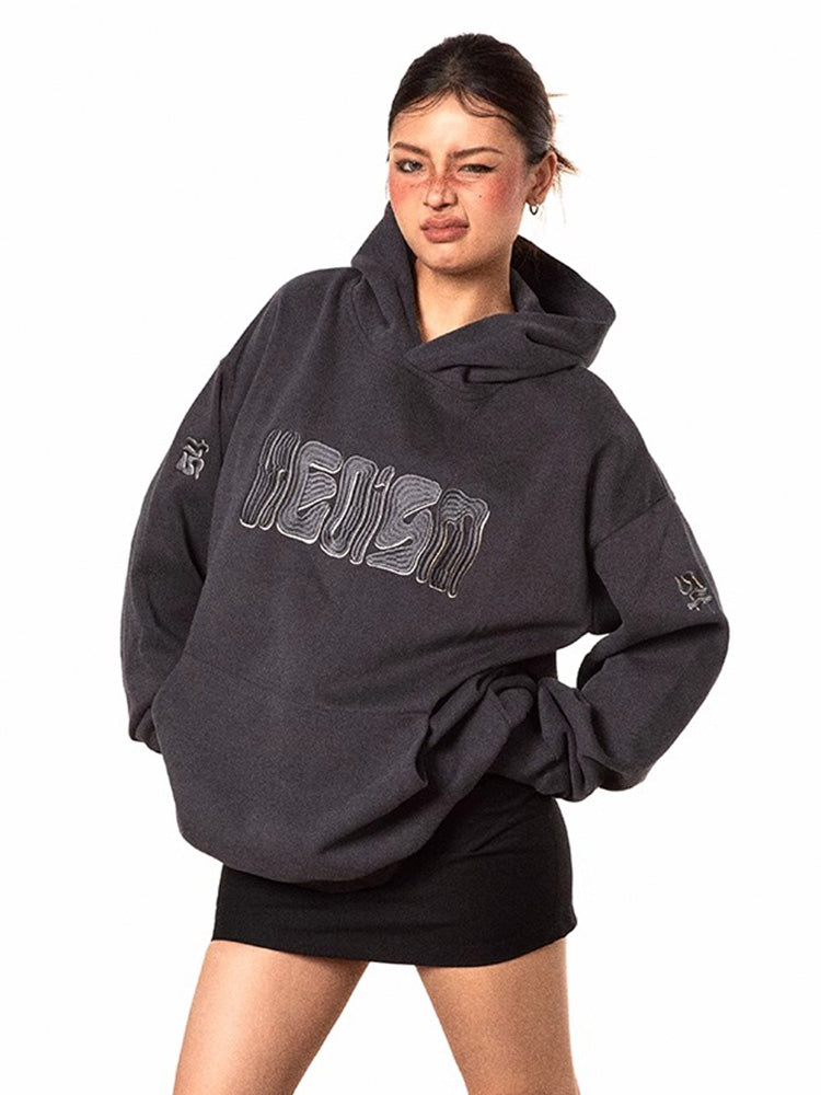 Y2K Embroidered Hoodie
