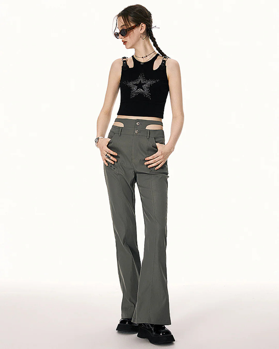 Y2K Rhinestone Shirt