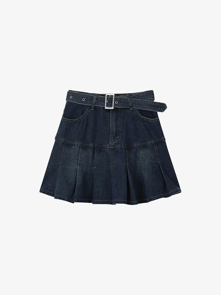 Y2K Mini Jean Skirt