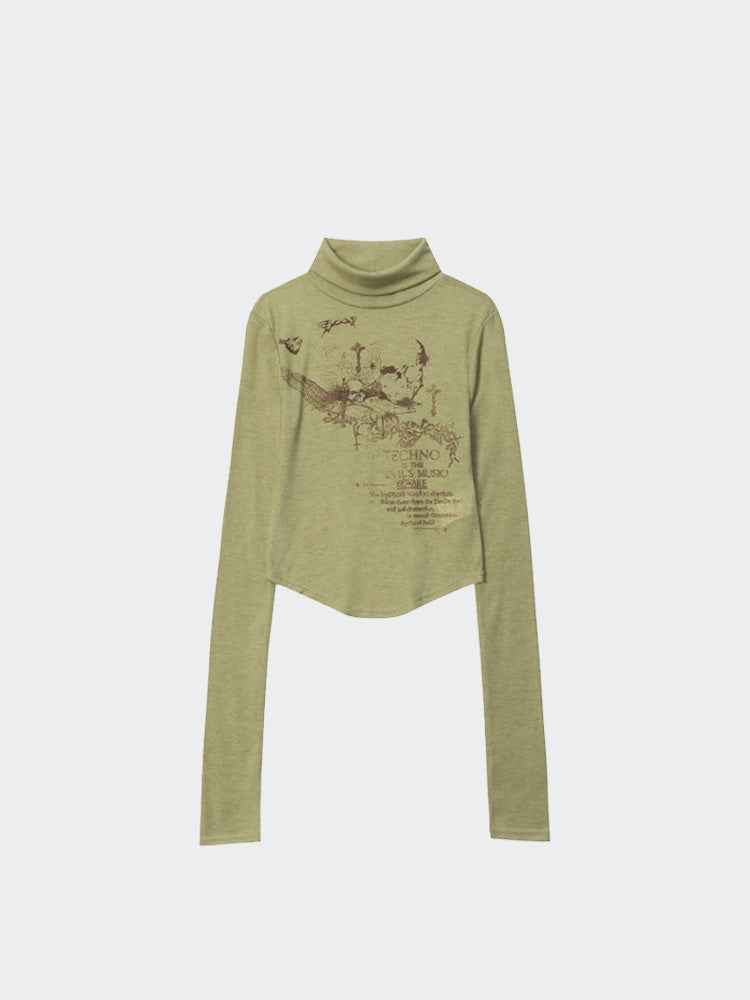 Y2K Skull Top