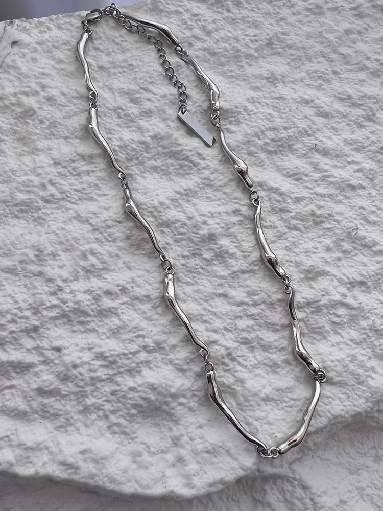 Minimalist Silver Necklace