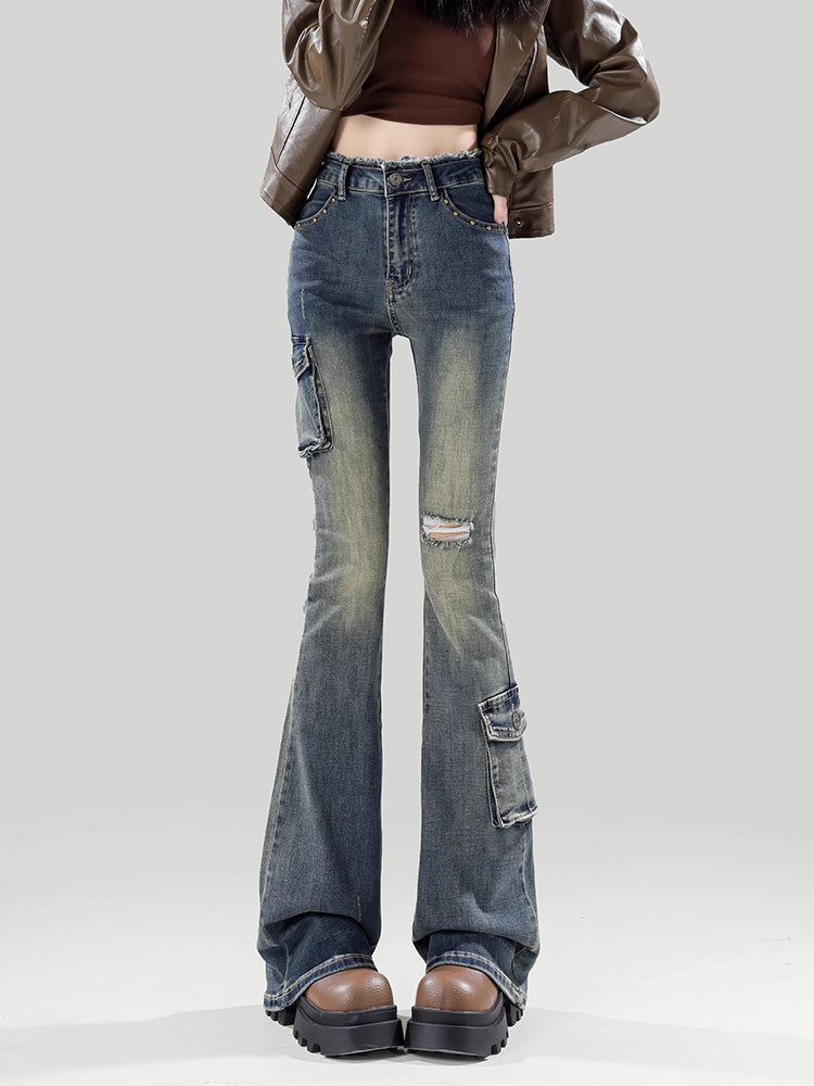 Damaged Vintage Jeans