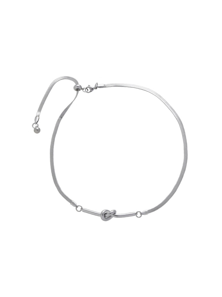 Silver Snake Necklace