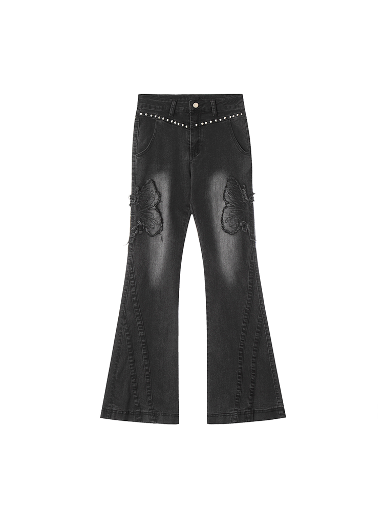 Y2K Butterfly Jeans