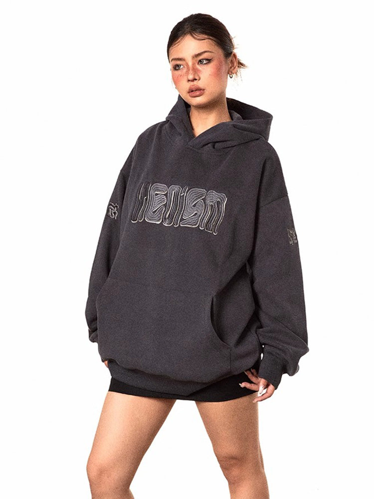Y2K Embroidered Hoodie