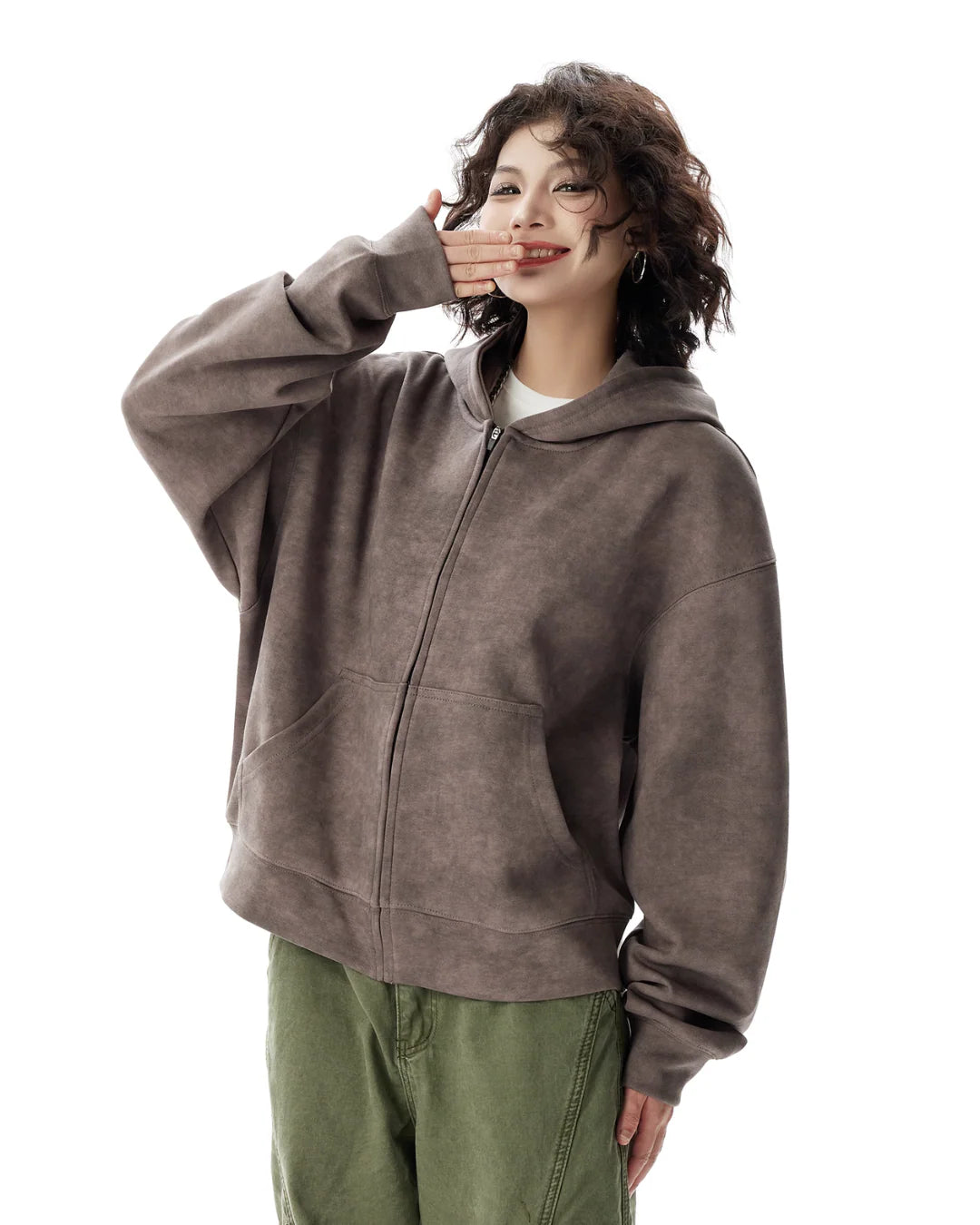 Y2K Cyber Zip Up Hoodie