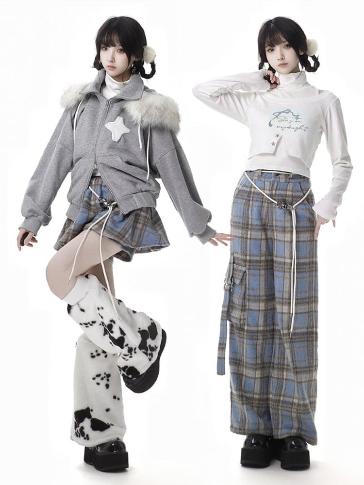 Baggy Plaid Pants