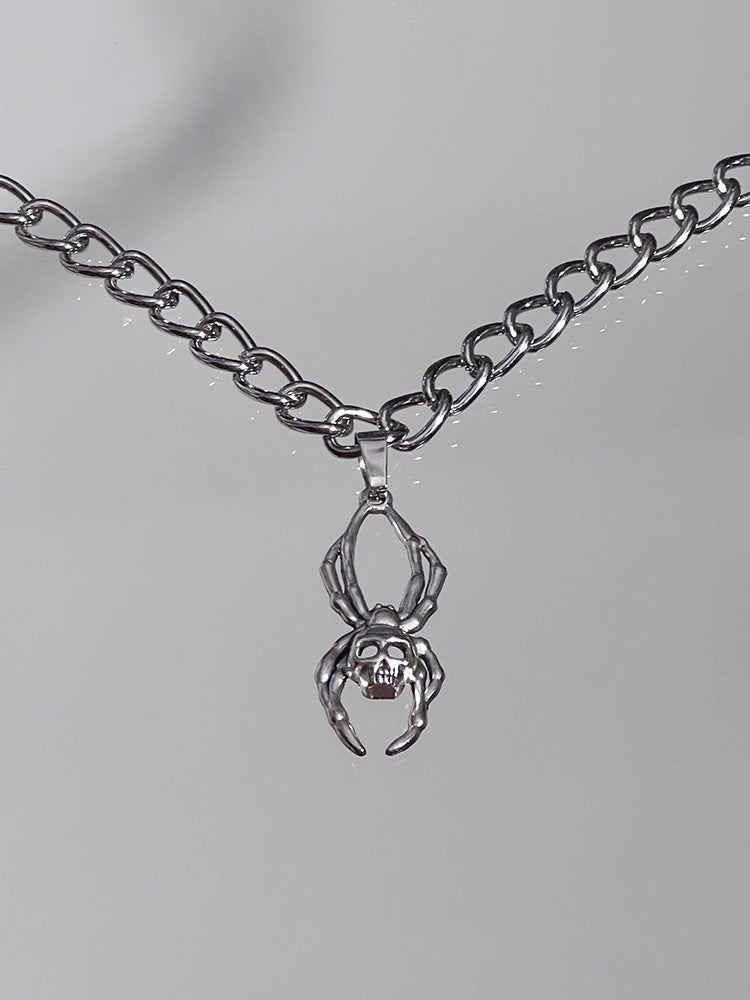 Y2K Spider Sull Necklace