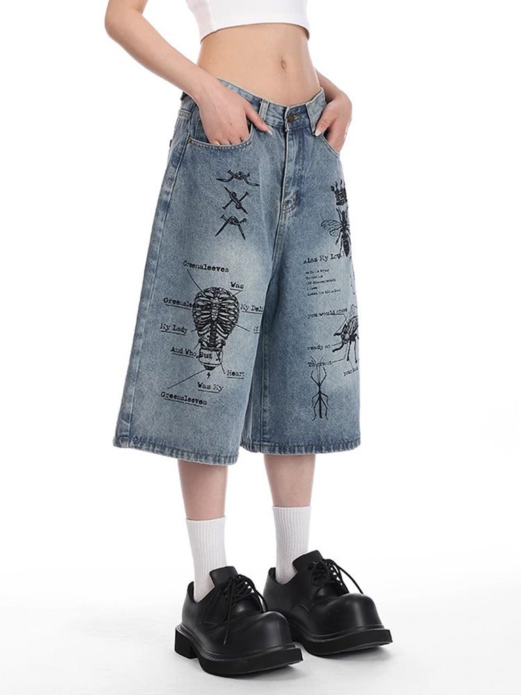 Y2K Graphic Shorts