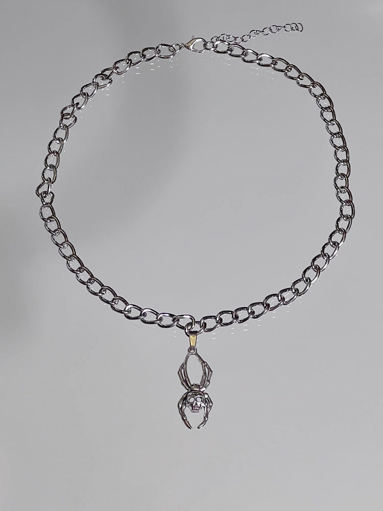 Y2K Spider Sull Necklace