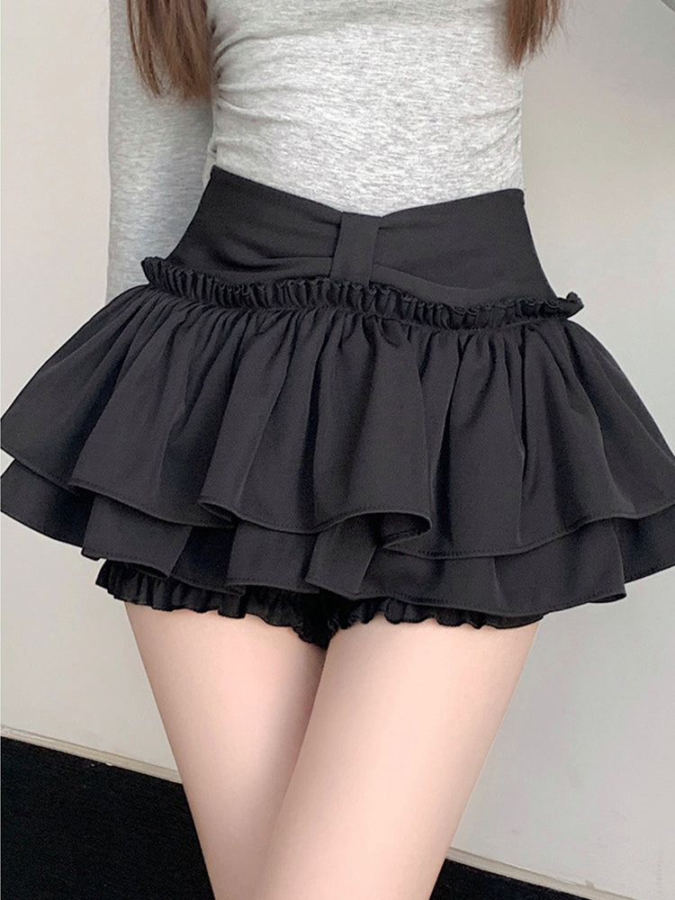 Y2K Ruffle Mini Skirt