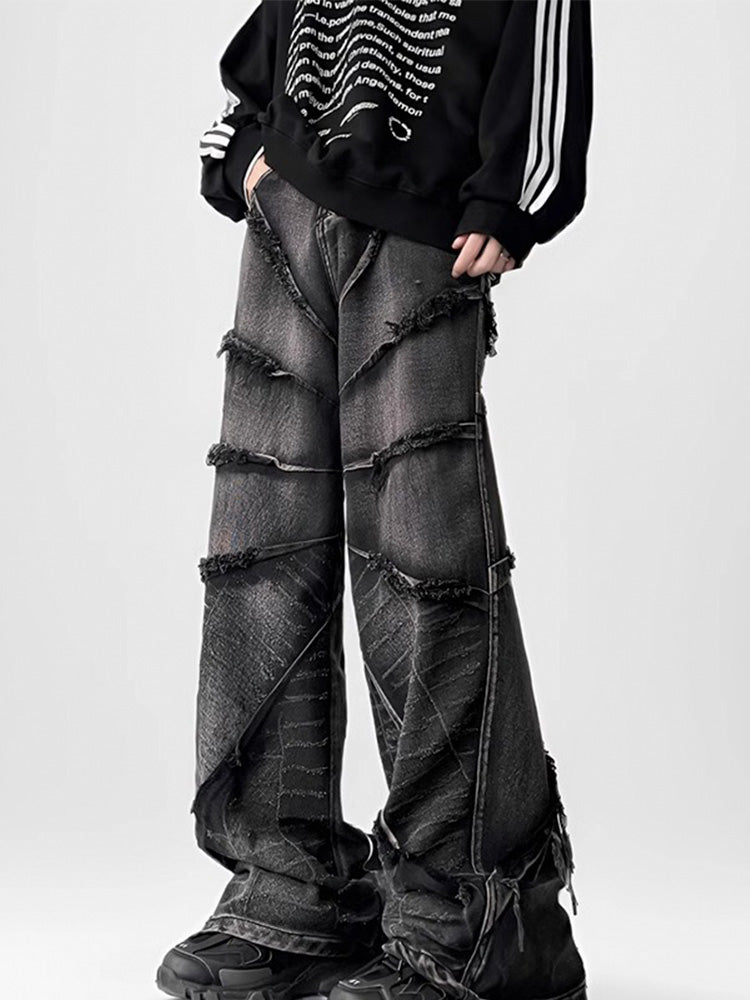 Y2K Black Ripped Jeans