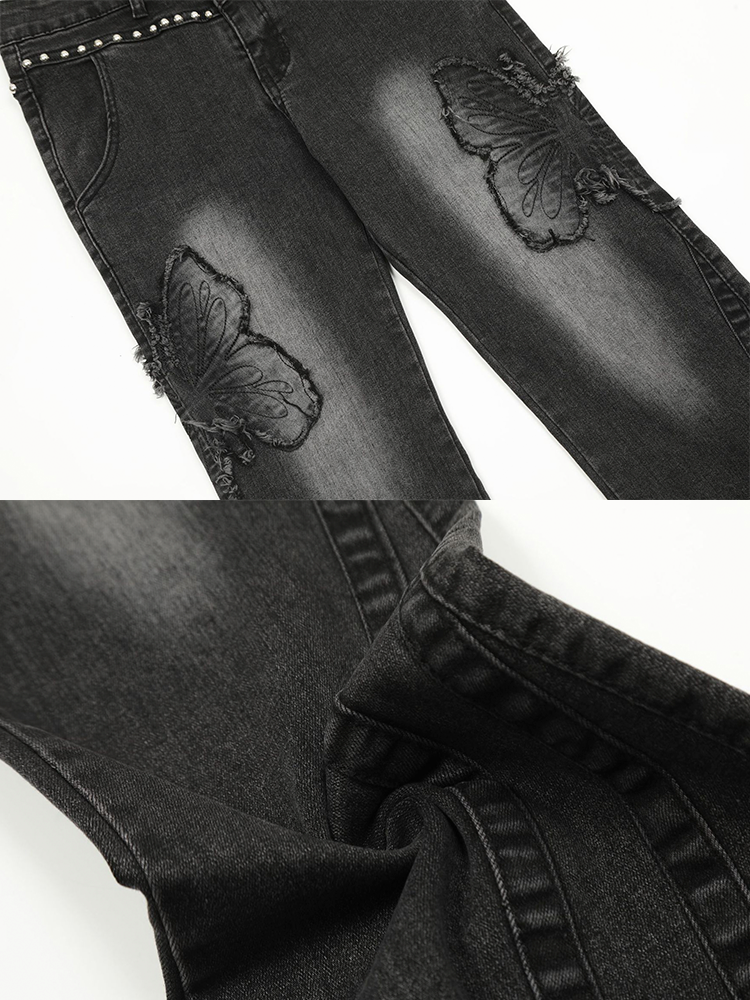 Y2K Butterfly Jeans
