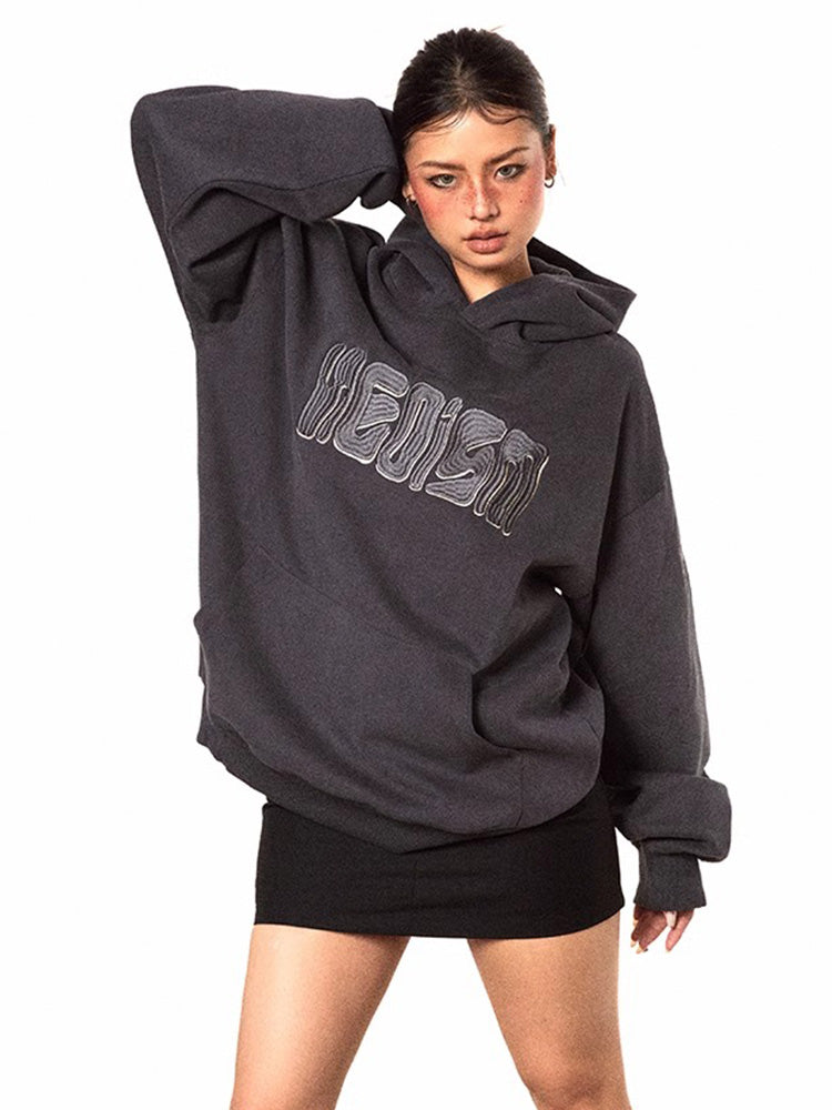 Y2K Embroidered Hoodie