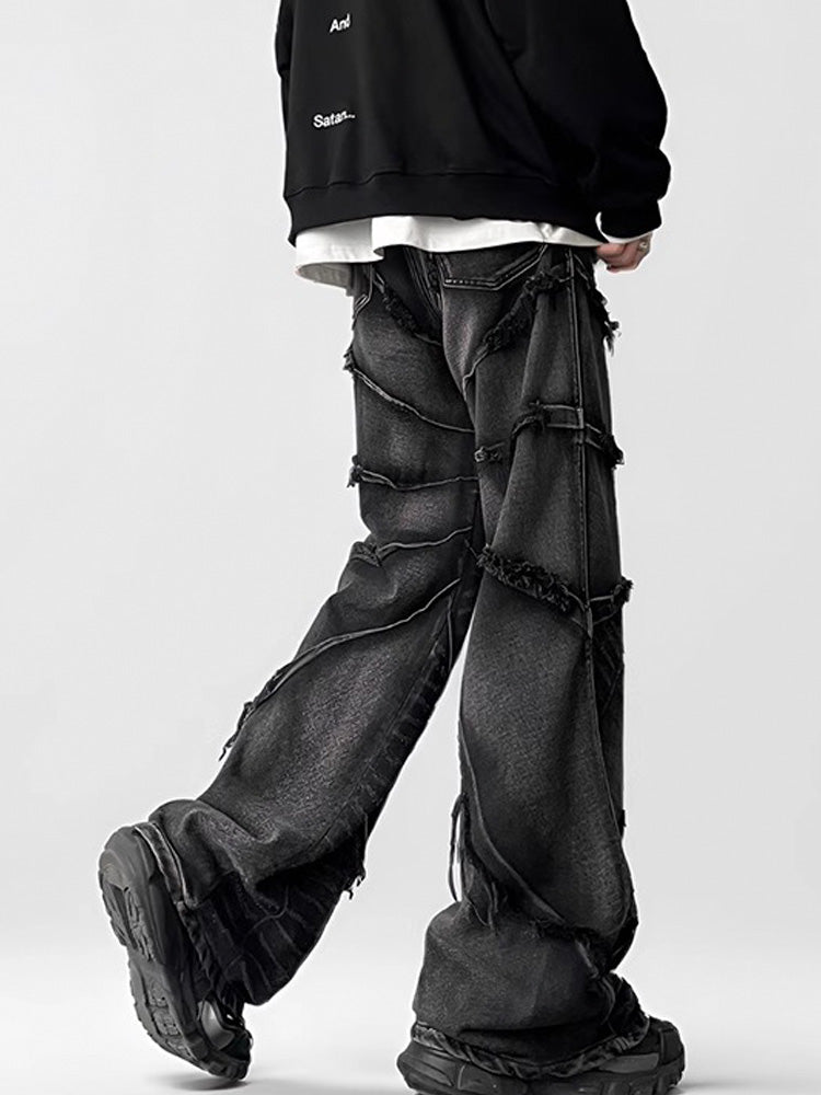 Y2K Black Ripped Jeans