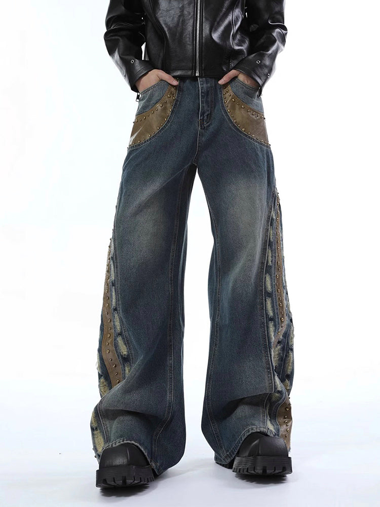 Y2K Baggy Ripped Pants