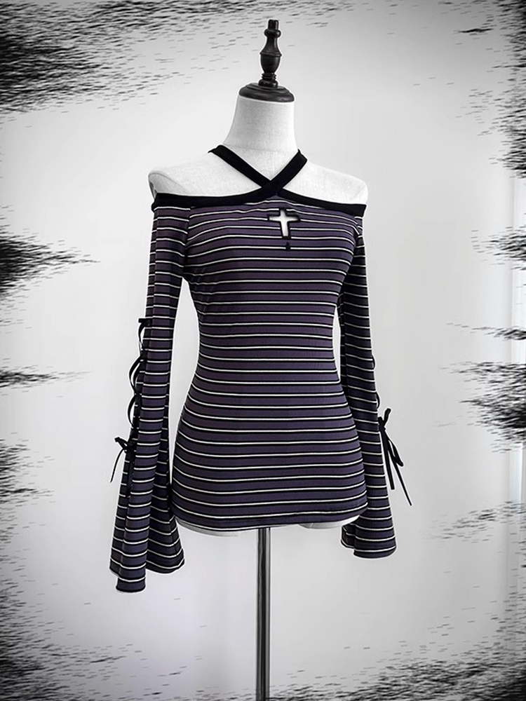 Y2K Striped Top