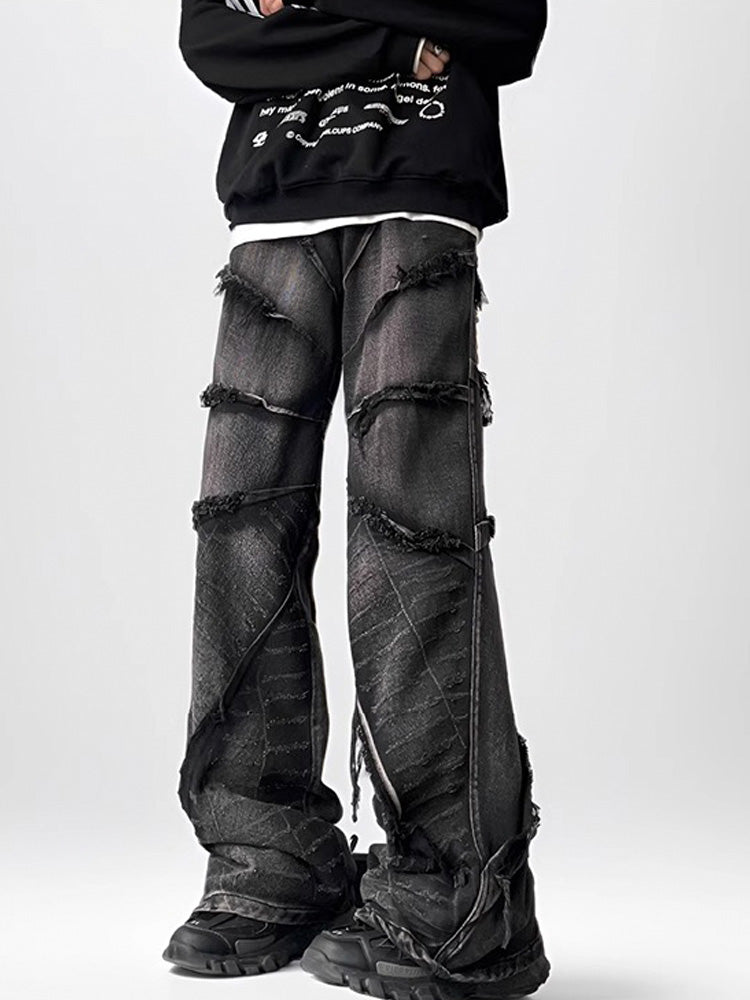 Y2K Black Ripped Jeans