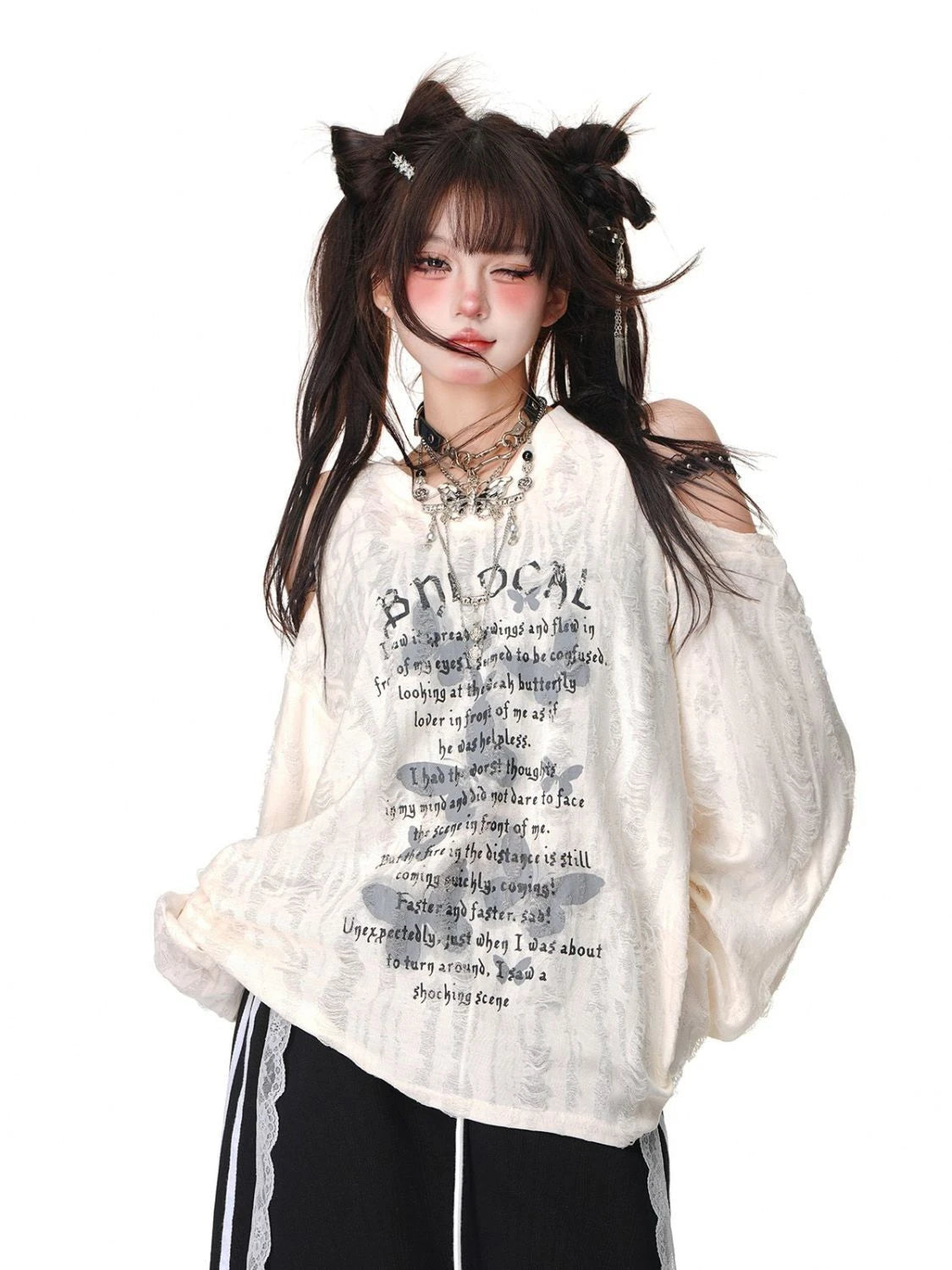 Y2K Butterfly Top