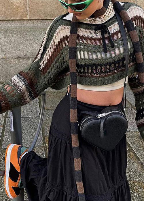 Y2K Striped Sweater