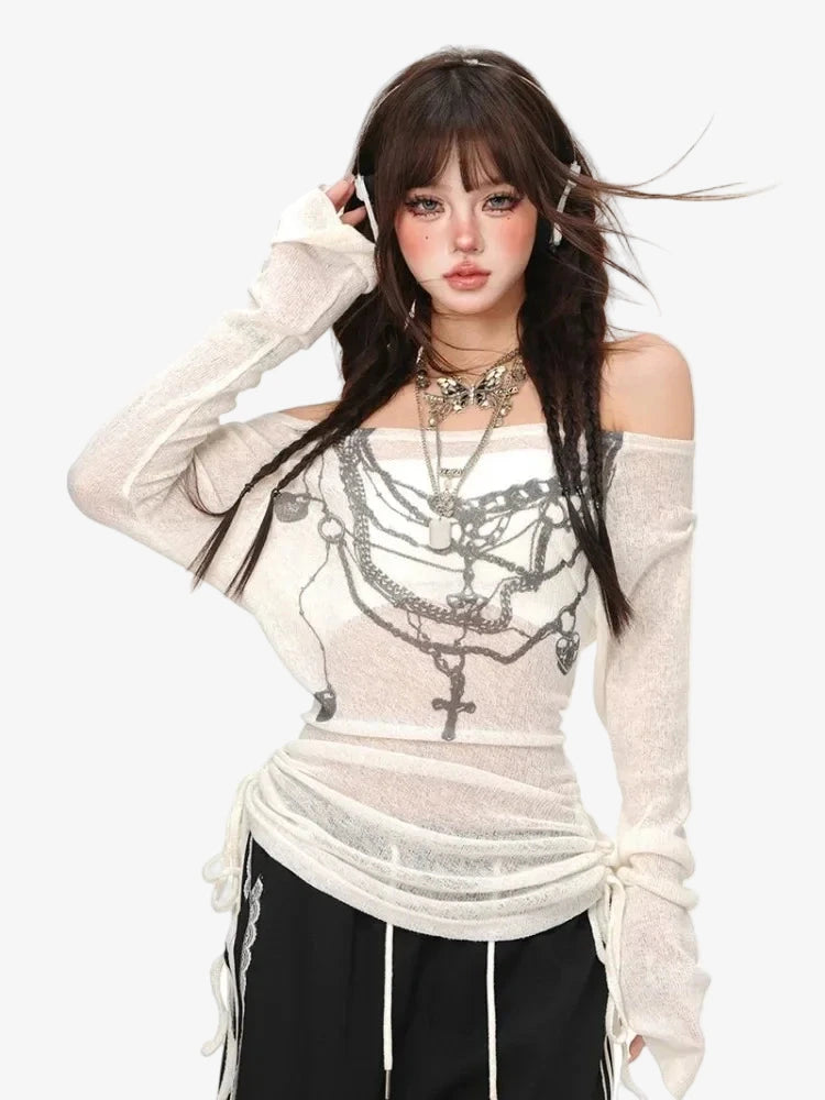 Y2K Chain Top
