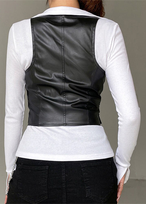 Leather Jacket Y2K