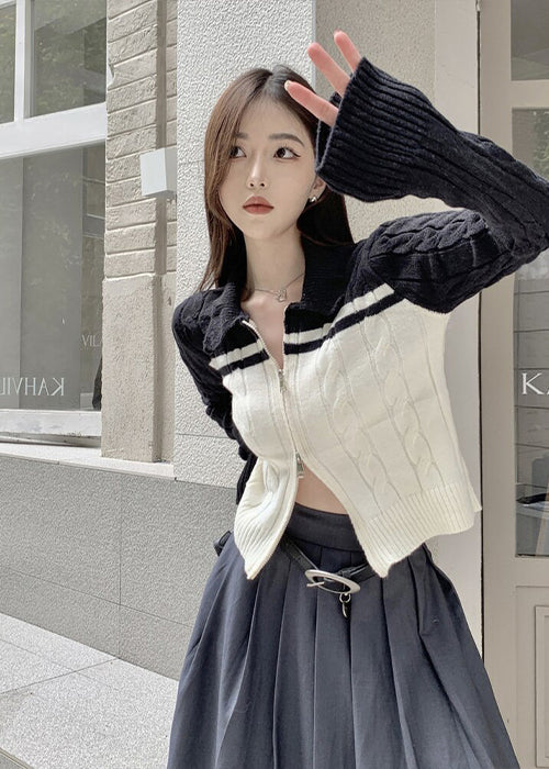 Y2K Cropped Cardigan