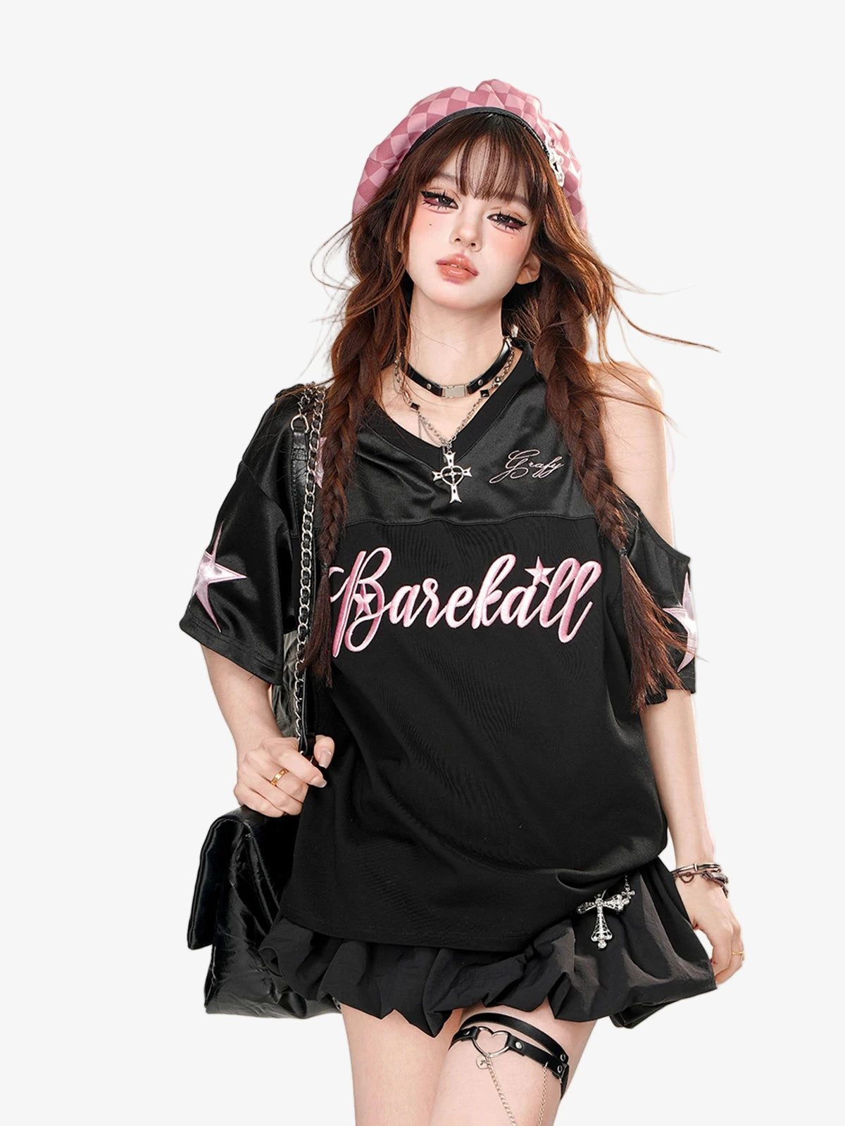 Y2K Embroidered Shirt