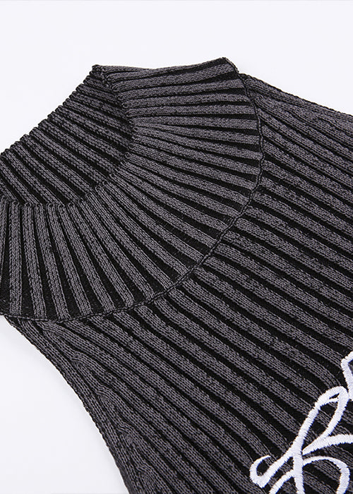 Y2K Black Crop Top