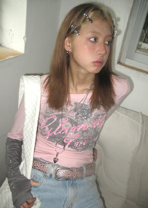 Pink Y2K Shirt