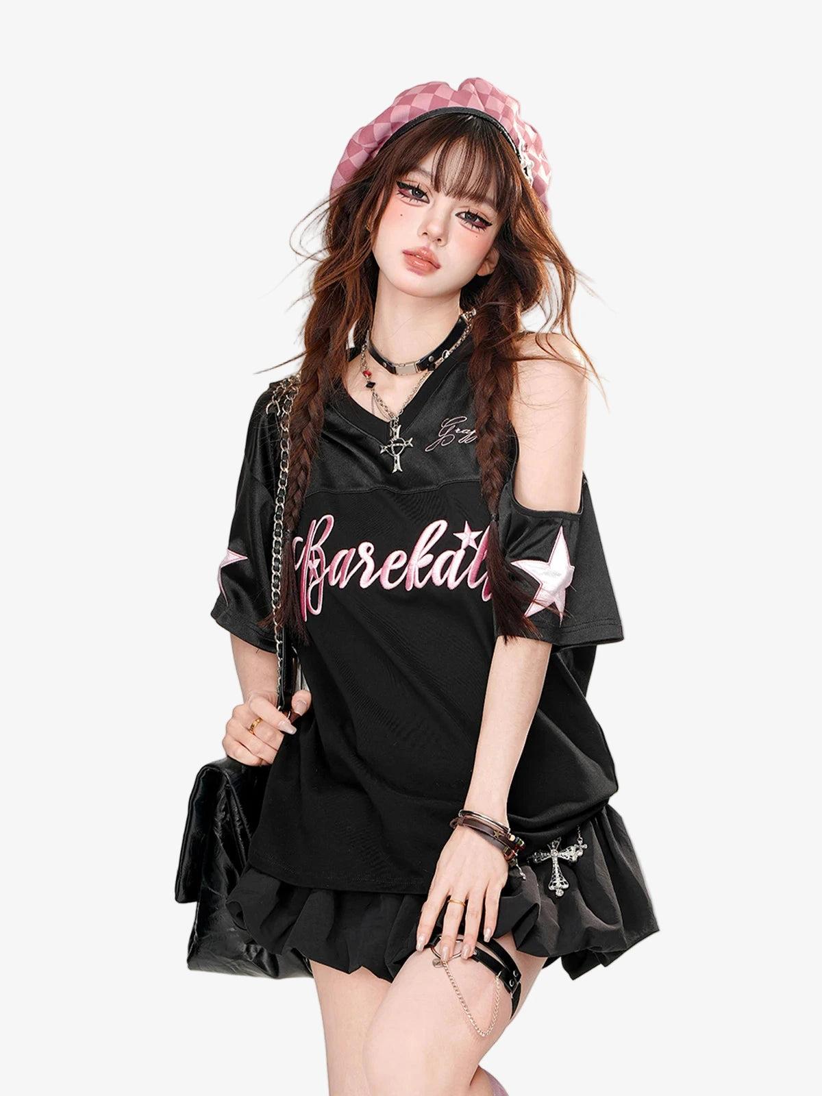 Y2K Embroidered Shirt