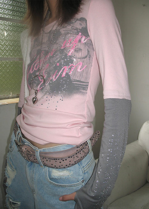 Pink Y2K Shirt
