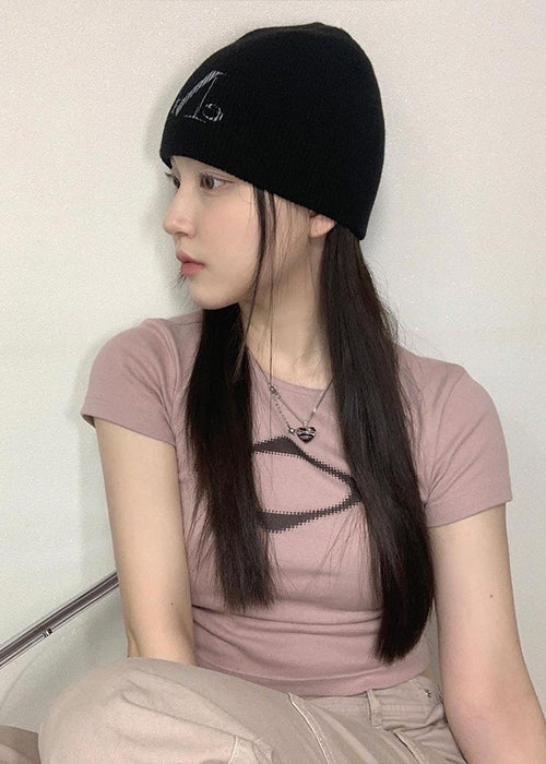 Aesthetic Pink Crop Top