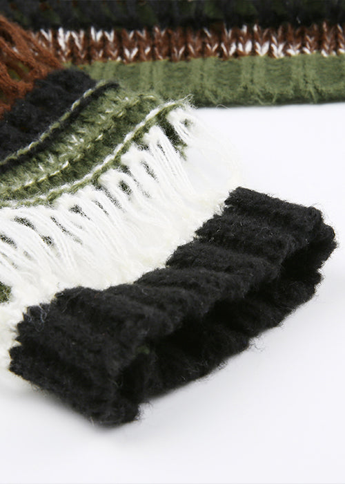Y2K Striped Sweater
