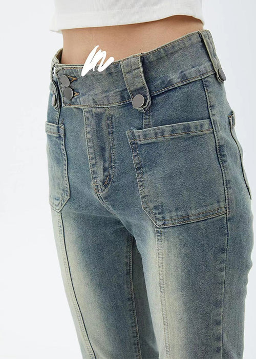 Y2K Low Rise Flare Jeans