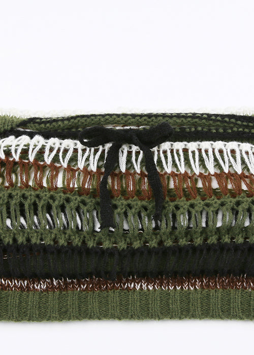 Y2K Striped Sweater