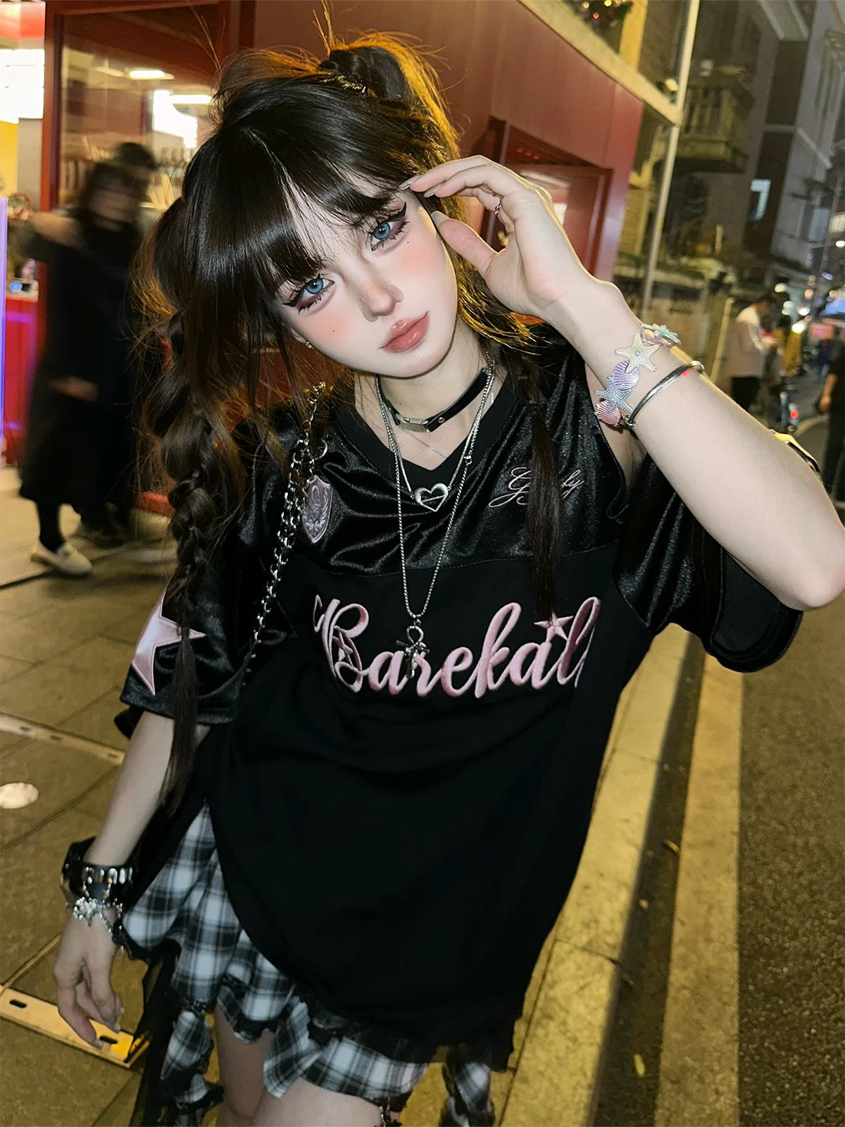 Y2K Embroidered Shirt