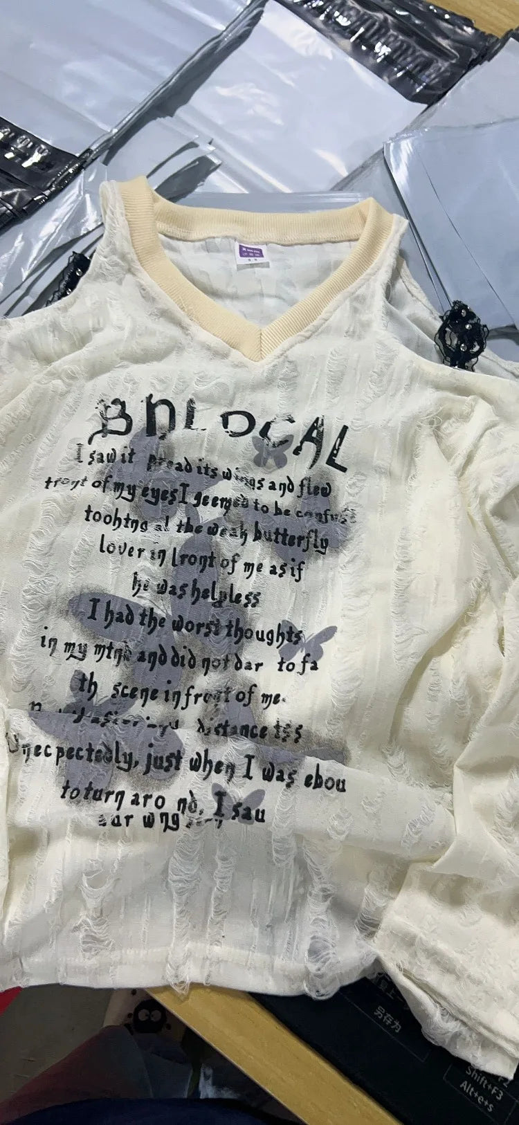 Y2K Butterfly Top