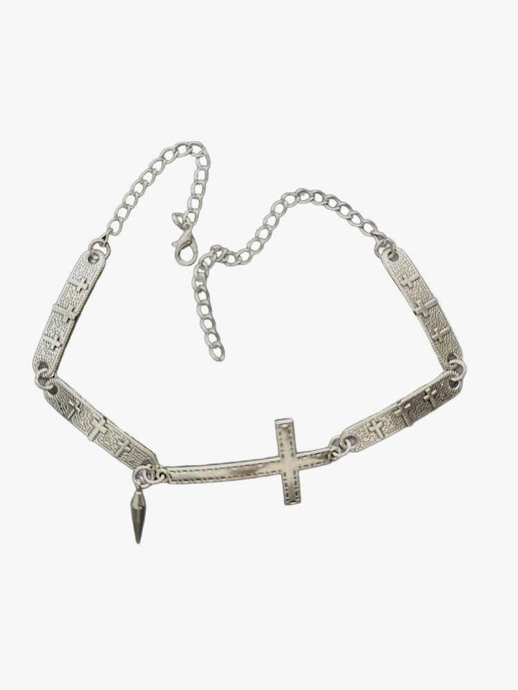 Y2K Chunky Cross Necklace