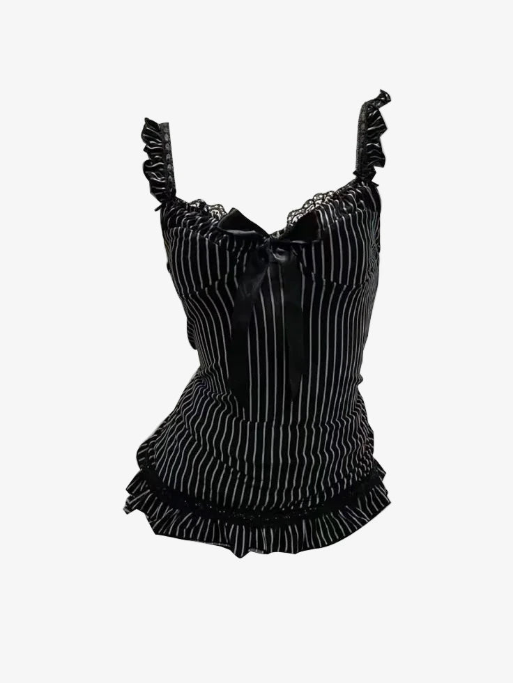 Y2K Lace Top