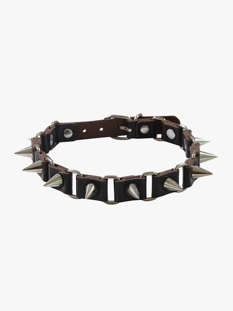 Y2K Spiky Punk Choker