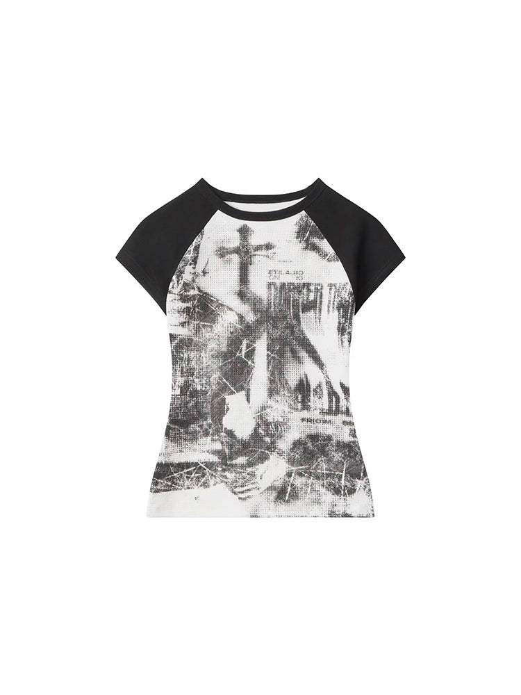 Y2K Cross Shirt