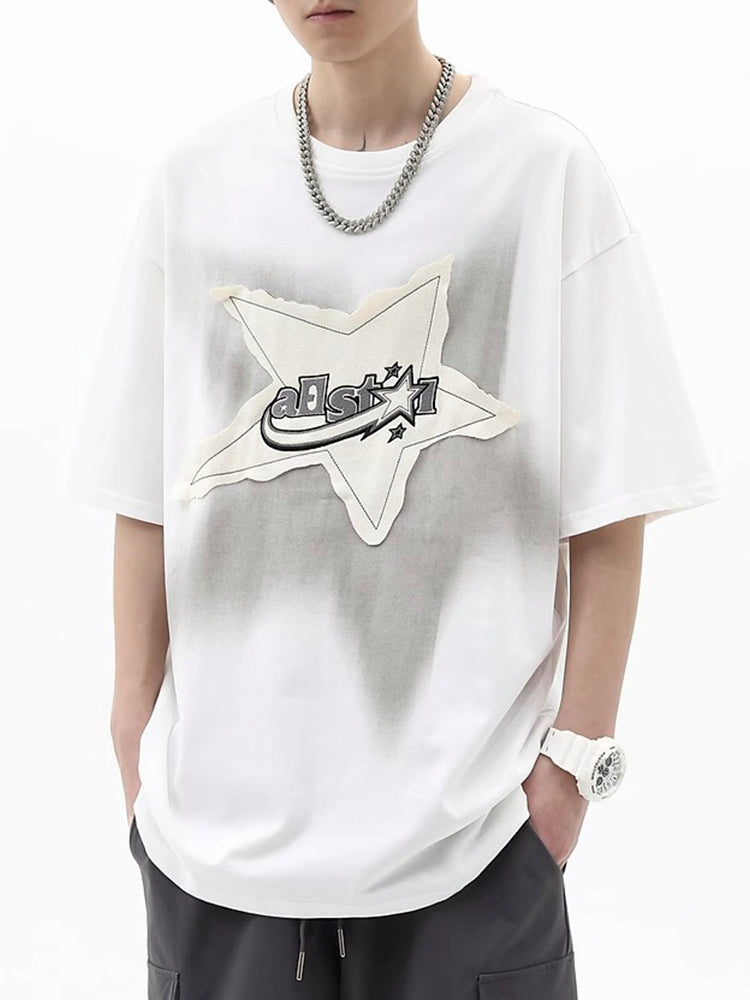 Y2K Star Patch Shirt