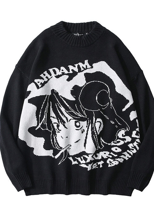 Aesthetic Anime Sweater