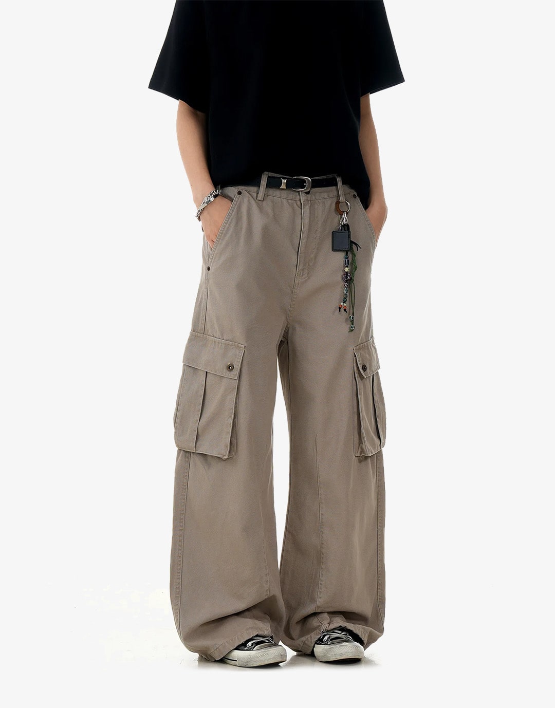 Y2K Khaki Cargo Pants