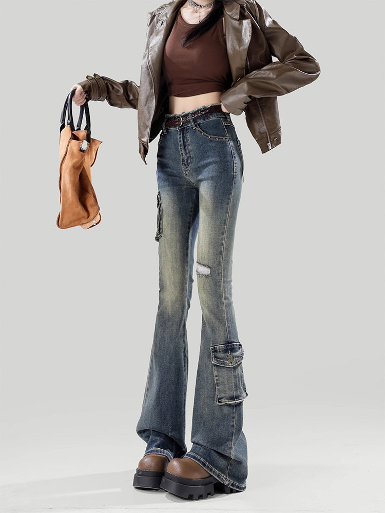 Damaged Vintage Jeans