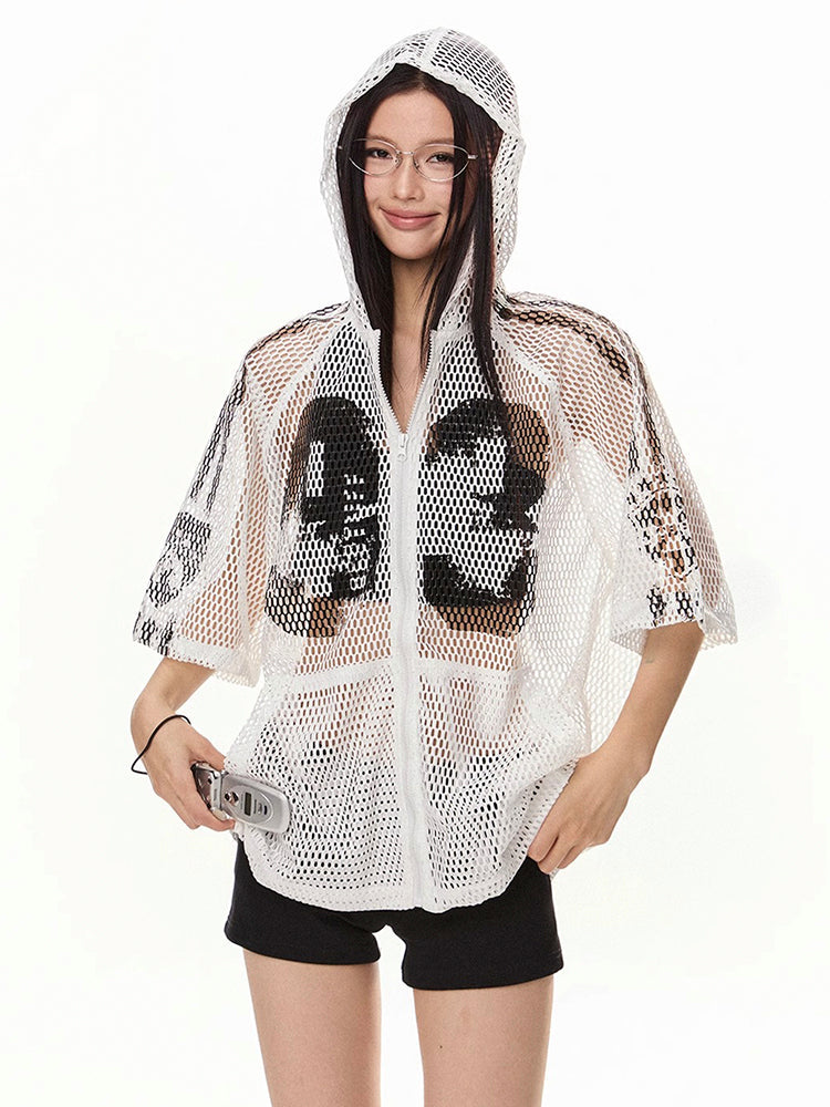 Y2K Knitted Hoodie
