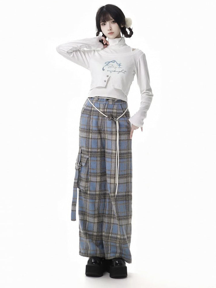 Baggy Plaid Pants