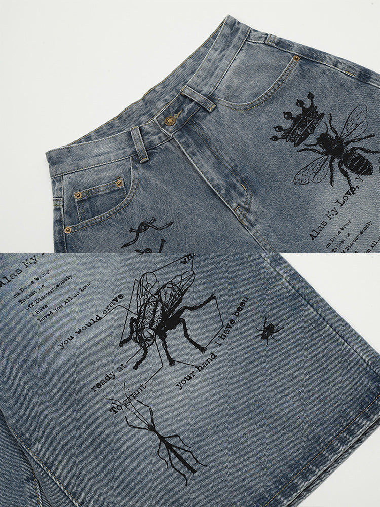 Y2K Graphic Shorts